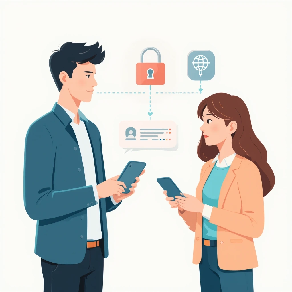 Secure contact sharing for Bangladeshi matrimony users